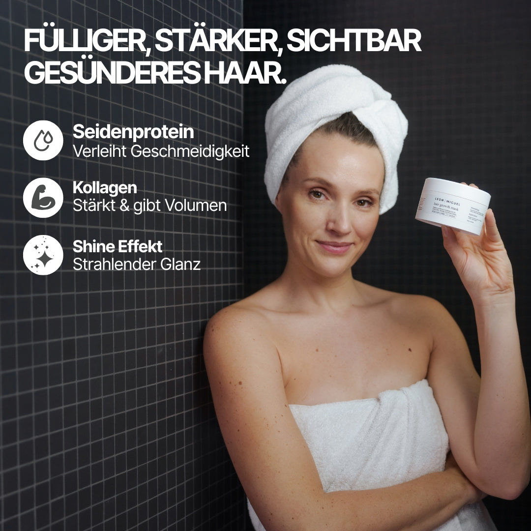 Professionelle Haarmaske zur Förderung von Haarwachstum und nachhaltiger Haarstärkung