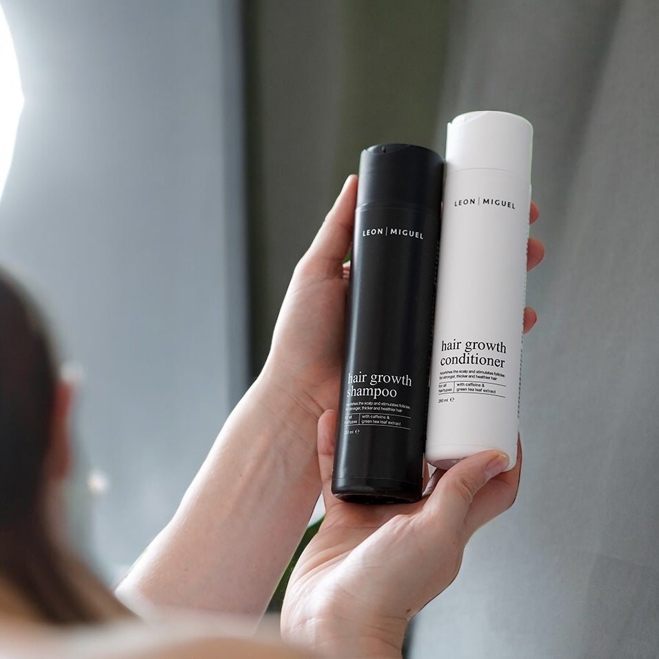 champú para el crecimiento del cabello - LEON MIGUEL