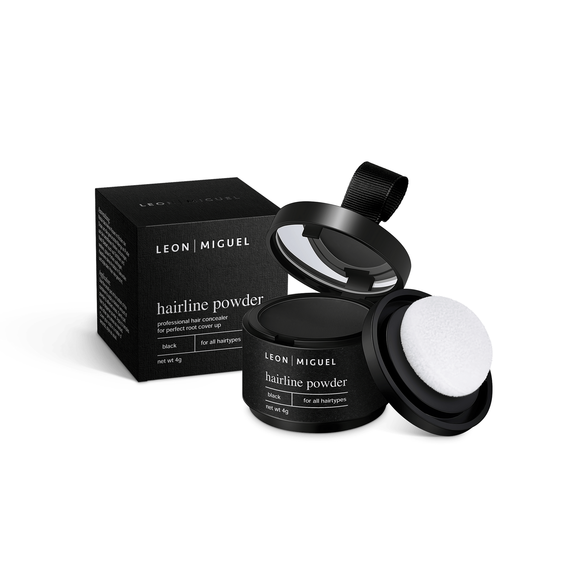 Poudre pour la ligne des cheveux poudre pour les racines